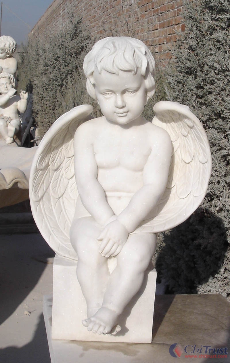 Angel Stone Figurine 009